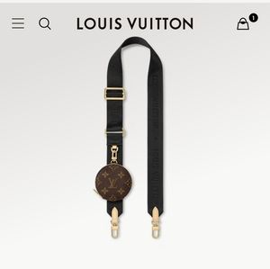 Louis Vuitton Bandouliere Shoulder Strap Black